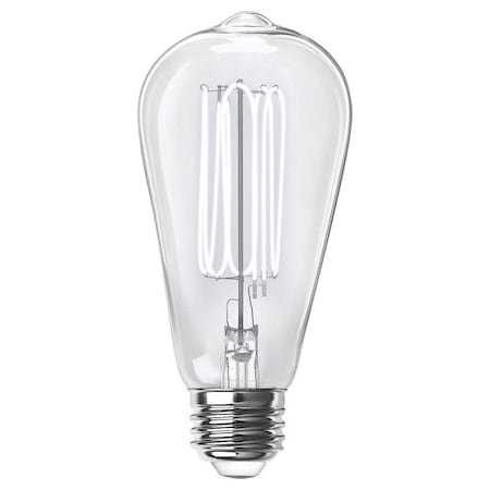 Feit Electric Feit ST19 E26 (Medium) Filament LED Bulb Daylight 40 Watt Equivalence 2 pk ST1940950CATFL2
